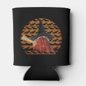 魔女カニ面白いハロウィーンヘミットカニ恋人 缶クーラー (裏面)