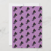 魔女カルドロン不気味ハロウィーンベイビーシャワー 招待状 (裏面)