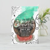 魔女カルドロン不気味霧ベビーシャワードードル 招待状 (スタンド正面)