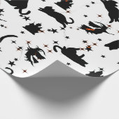 魔女キャット&キャッスルシルエットラッピング紙 ラッピングペーパー (角)