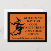 魔女クールだ。トランプは違う。 ポストカード (正面/裏面)