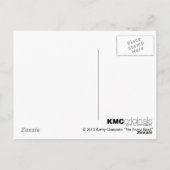 魔女コスチュームのネズミのハロウィンポストカード ポストカード (裏面)