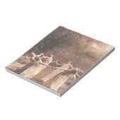 魔女サークルヴィンテージ踊り ノートパッド (回転)