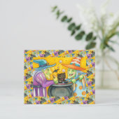 魔女シスターブラックキャット&ハロウィンビール シーズンポストカード (スタンド正面)