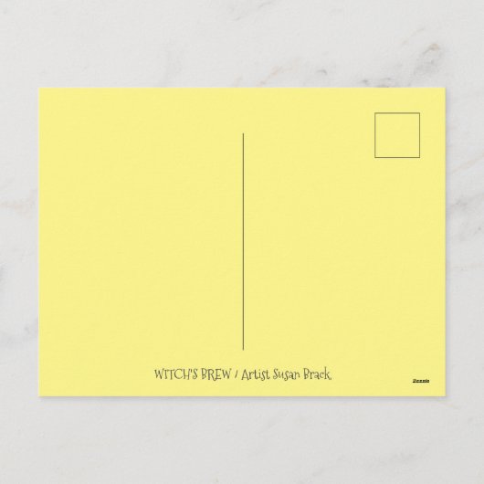 魔女シスターブラックキャット&ハロウィンビール シーズンポストカード (裏面)