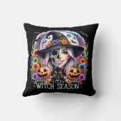 魔女シーズンのハロウィーン枕 クッション (裏面)