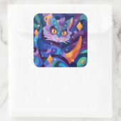 魔女シールの季節だ スクエアシール (バッグ)