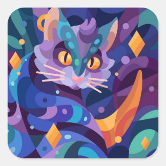 魔女シールの季節だ スクエアシール