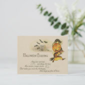 魔女ジャックオランタンブラックキャットこうもり ポストカード (スタンド正面)