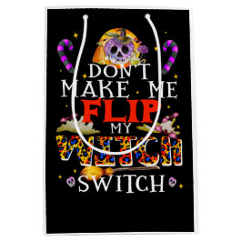 魔女スイッチをひっくり不気味返せ ミディアムペーパーバッグ