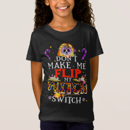 魔女スイッチをひっくり不気味返せ Tシャツ