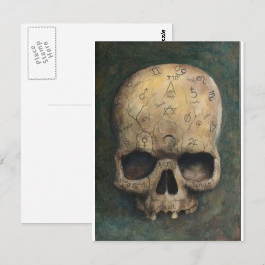 魔女スカル ポストカード (正面/裏面)