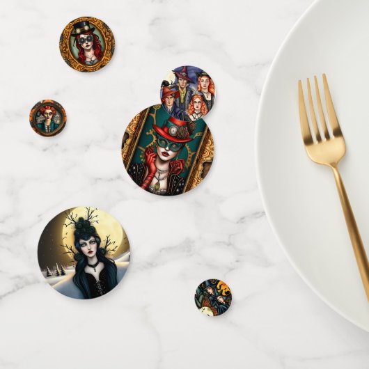 魔女スチームパンクハロウィーン コンフェッティ (グループ)