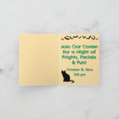 魔女スパデイ ユーモア 招待状 (内部)