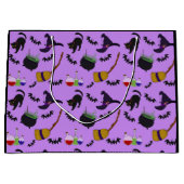 魔女ツールパターン抱き枕 ラージペーパーバッグ (正面)