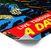 魔女テレクールーヴィンテージ漫画ブックカバーアート ポスター (角)