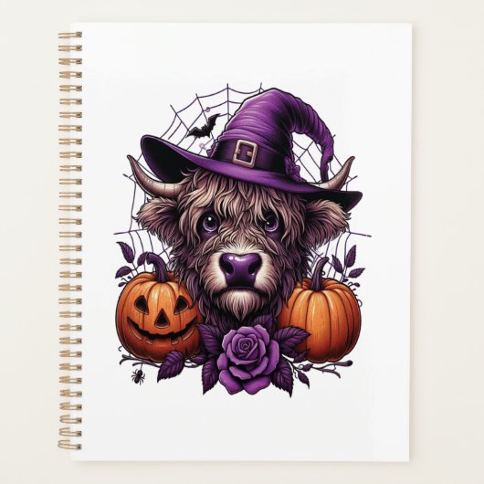 魔女ハイランドハロウィーンカウ プランナー手帳 (正面)