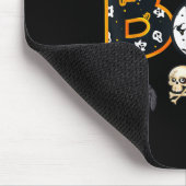 魔女ハットスパイダースボーイズガールとハロウィーンブフクロウ マウスパッド (コーナー)