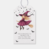 魔女ハッピーハローウィン ギフトタグ (裏面)