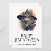 魔女ハッピーハローウィン シーズンカード (正面/裏面)