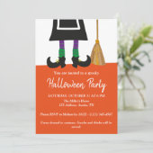 魔女ハロウィンコスチュームパーティー 招待状 (スタンド正面)