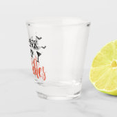 魔女ハロウィーンのパーティーを飲おもしろいむ ショットグラス (右)
