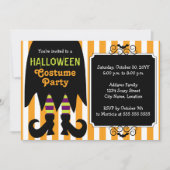 魔女ハロウィーンの衣装パーティー 招待状 (正面)