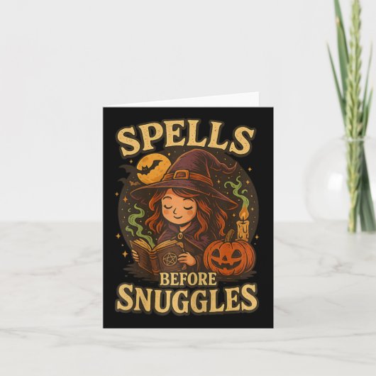 魔女ハロウィーンの魔法の前読の呪文 カード (正面)