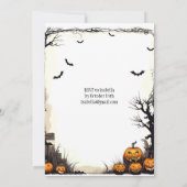 魔女ハロウィーンを飲む 招待状 (裏面)