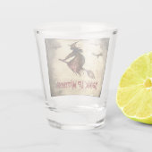 魔女ハロウィーンを飲不気味む ショットグラス (裏面)