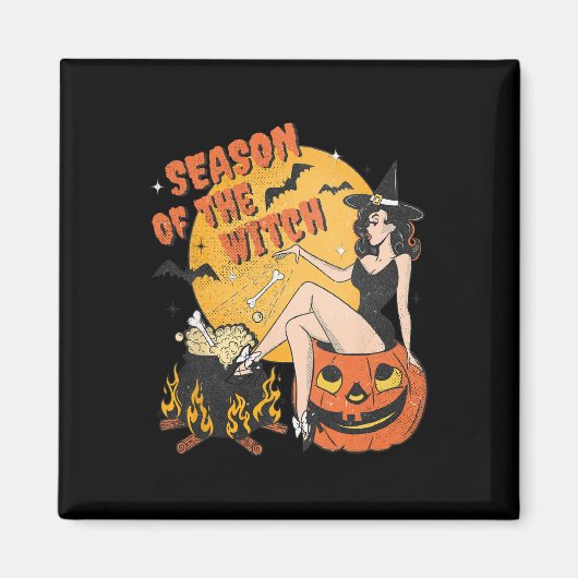 魔女ハロウィーンハロウィン1 マグネット (正面)