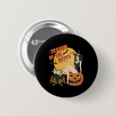 魔女ハロウィーンハロウィン1 缶バッジ (正面&裏面)