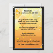 魔女ハロウィーン魅惑的な魔女招待状2 招待状 (裏面)