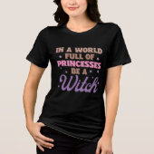 魔女ハロウィーン魔女 トライブレンドTシャツ (正面)