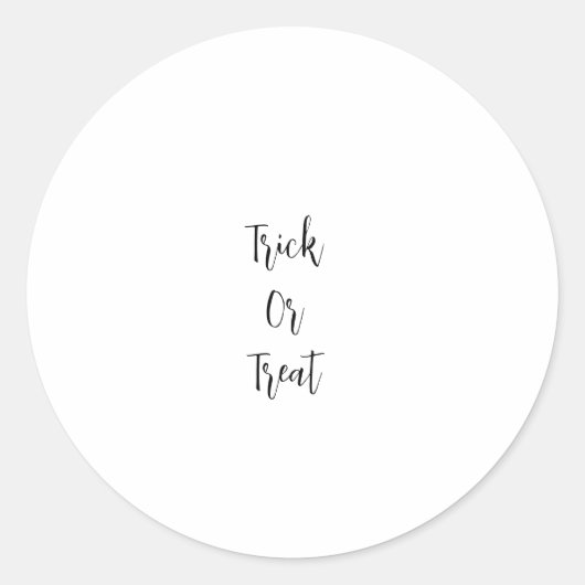 魔女ハロウィーン10月の悪い良い追加の名前シンプル ラウンドシール (正面)