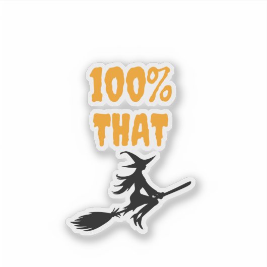 魔女ハロウィーン シール (正面)