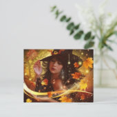 魔女ハロウィーン ポストカード (スタンド正面)