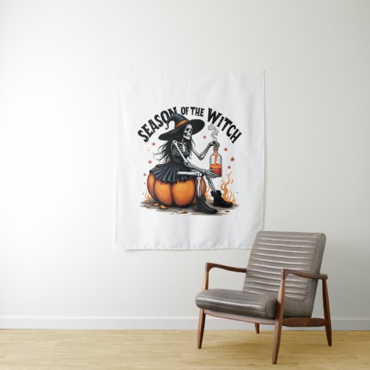 魔女ハロウィー不気味ウィチの季節 タペストリー (インサイチュ)