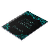 魔女パーソナライズされたの影の本 ノートブック (左側)