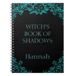 魔女パーソナライズされたの影の本 ノートブック