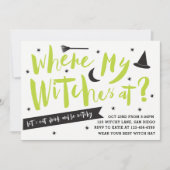 魔女パーティの招待状 招待状 (正面)