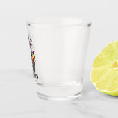 魔女ビール – 魔女を身に着けた猫 ショットグラス (右)