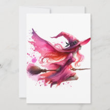 魔女ピンクのハロウィンの日