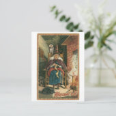 魔女ファッションドのハロウィン ポストカード (スタンド正面)