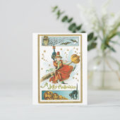 魔女ファッションドのハロウィン ポストカード (スタンド正面)