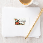 魔女フクロウと黒猫住所 シール (インサイチュ)