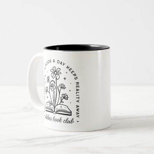 魔女ブッククラブ魔性の本引用文美学 ツートーンマグカップ (正面左)