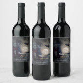 魔女ブリュー幽霊のよく出るハロウィーンブラックキャット ワインラベル (ボトル)