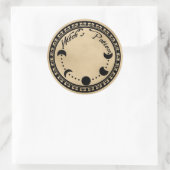 魔女ポションズラベル ラウンドシール (バッグ)