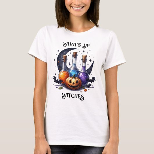 魔女ポションハロウィーン Tシャツ (正面)